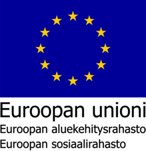 Eu Euroopan aluekehitysrahaston logo.
